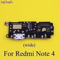 jcd new for xiaomi for redmi note 4 microphone usb charging port board flex cable connector parts replacement wide