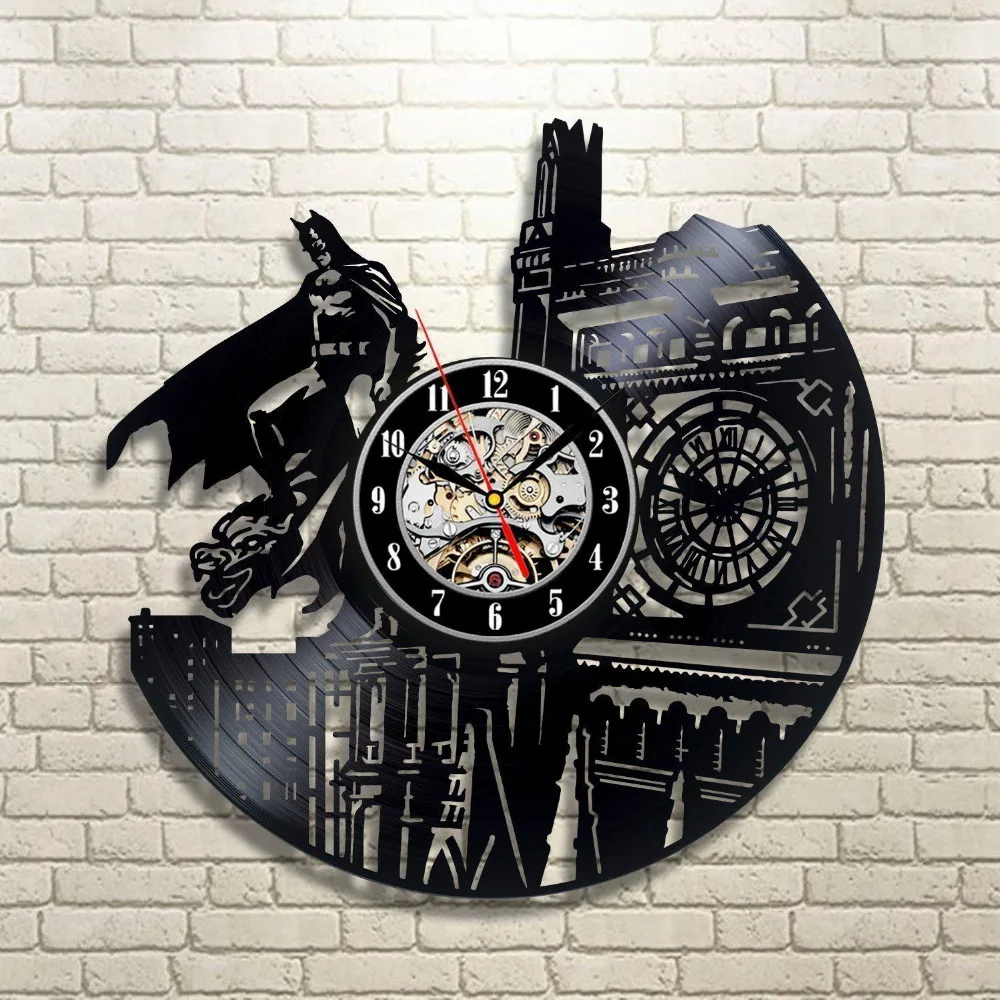 

2021 CD Record Vinyl Wall Clock Modern Vinyl Wall Watch Classic Clock Relogio De Parede Decor Klock