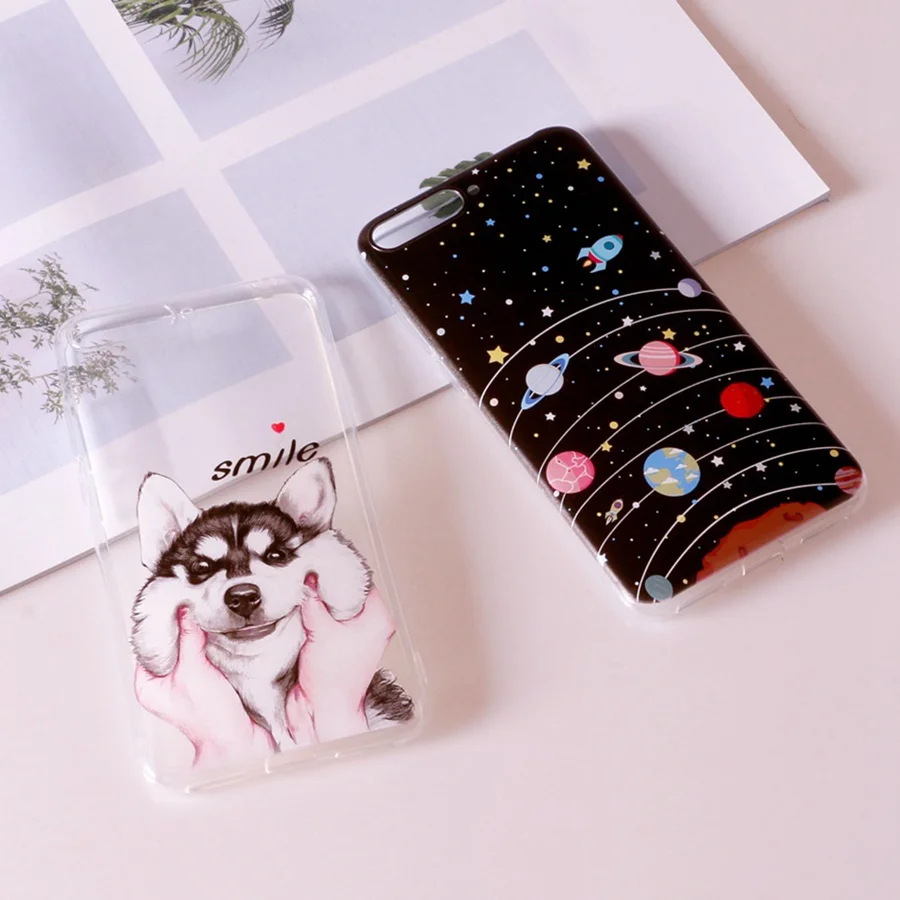 Для Coque Huawei y6 2018 силиконовый чехол милые мягкие для телефона Y6 Защитная крышка