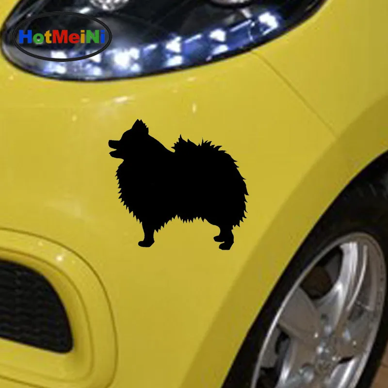 HotMeiNi автомобильный Стайлинг Pomeranian стикер на бампер для собак виды животных