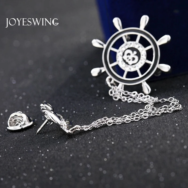 JOYESWING трендовая модная брошь для мужчин цепочка с кисточками амулеты якорь