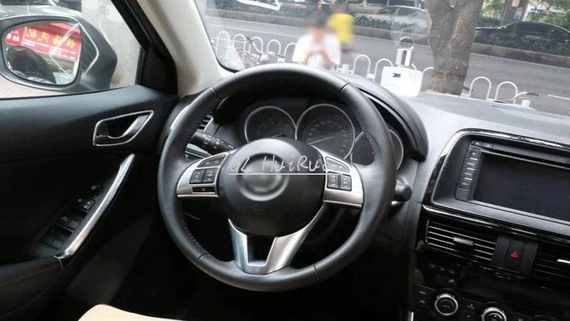 АБС пластик хром Специальный руль пайетки Авто Стайлинг автомобиля Стикеры для