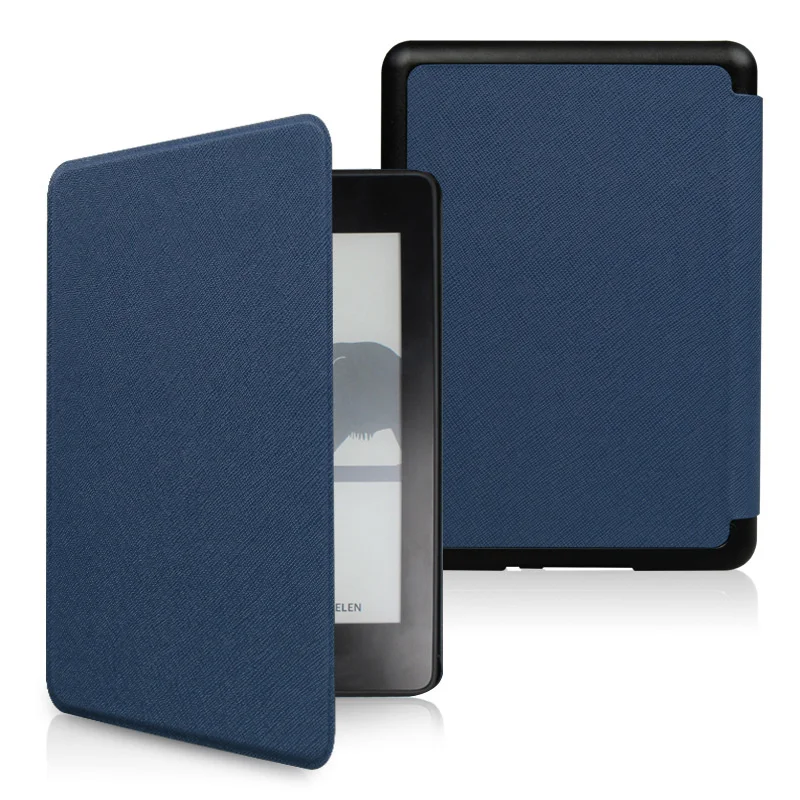 Navy Чехол для Amazon Kindle Paperwhite 4 Smart Shell Cover с функцией автоматического сна для Kindle Paperwhite 10th Gen - Цвет: Navy