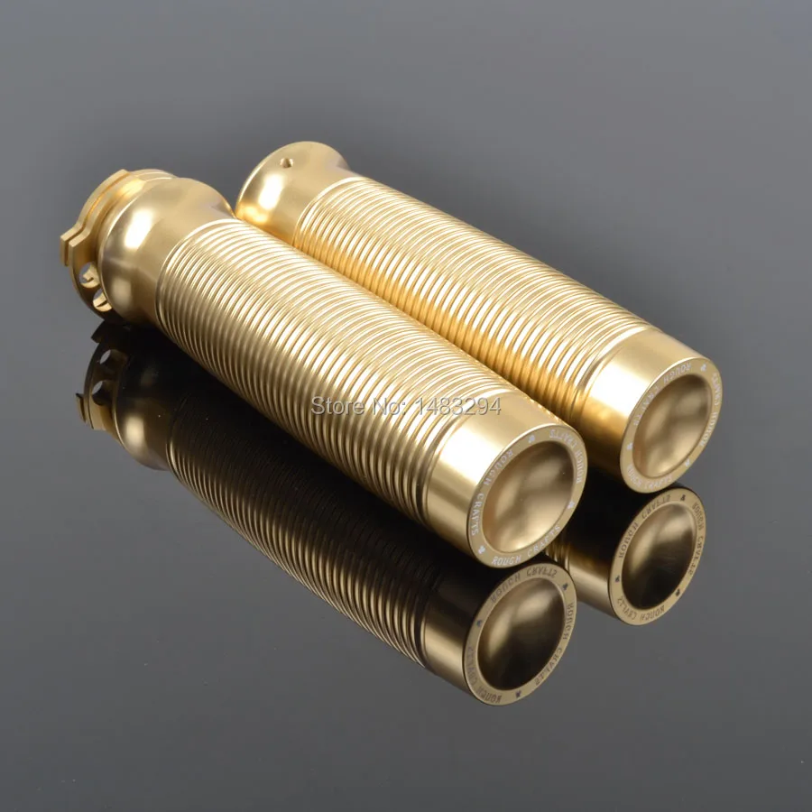 Golden 1Inch 25mm Custom Rough Crafts Handlebar Grips Fits For Harley 883R 883L Sportster Chopper Bobber Street Bob Fat Boy|for harley|grips for