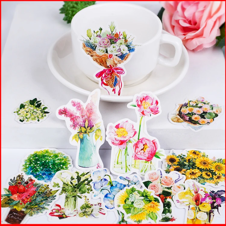 13 шт. цветы винтажные именные кольца очаровательные альбом для стикеров