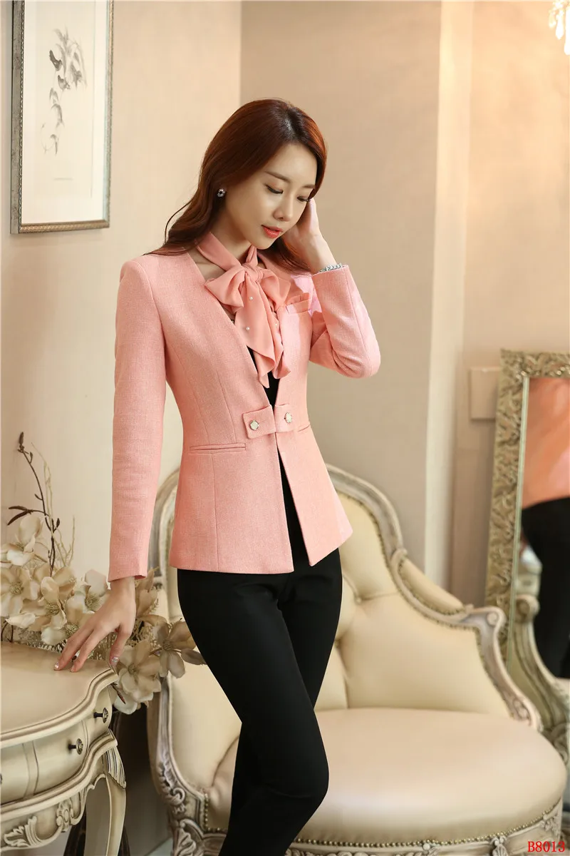 Модные Официальные Женские блейзеры и куртки с шарфом небесно голубая женская