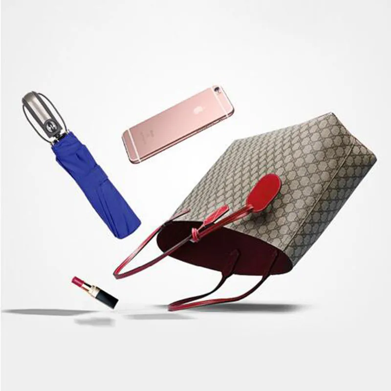 Windproof tri-fold umbrella automatic ladies car luxury windproof men's frame 10k | Дом и сад