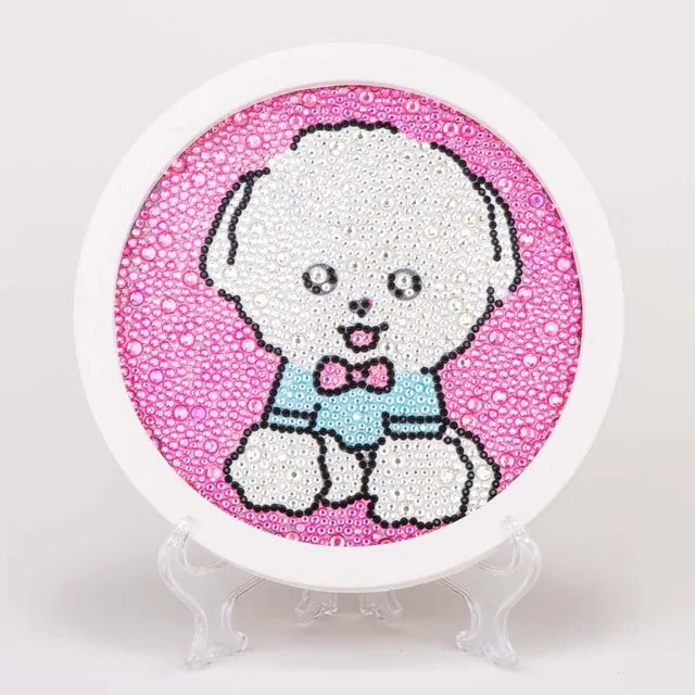 DY15 doggie Happyxuan, новинка, алмазная живопись, сделай сам, мозаика, Детские художественные и ремесленные наборы, Обучающие Креативные Игрушки для девочек, подарок для рукоделия - Цвет: DY15 doggie