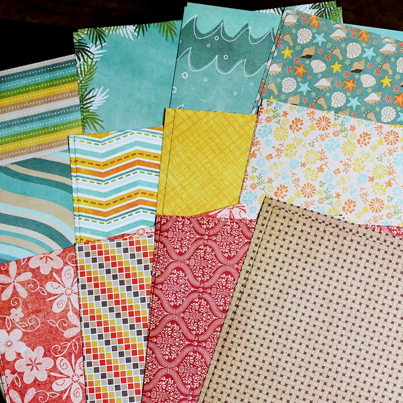 12pcs/Pack 6*6inch A B Patterned Paper Pack for Scrapbooking DIY Happy Planner Card Making Journal Project | Дом и сад