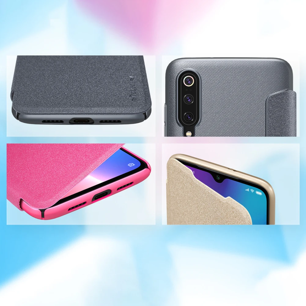 Чехол книжка из ПУ кожи для Xiaomi Mi 9 SE 9|Бамперы| |