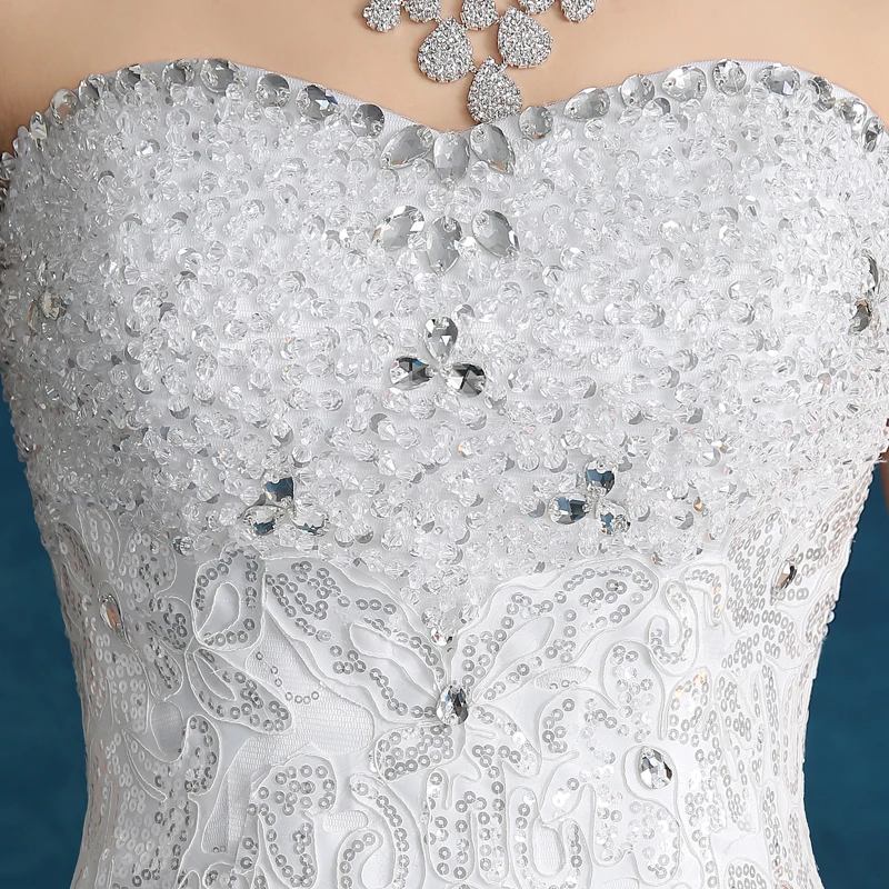 Женское свадебное платье It's yiiya белое без рукавов и бретелек на лето 2019|bride wedding