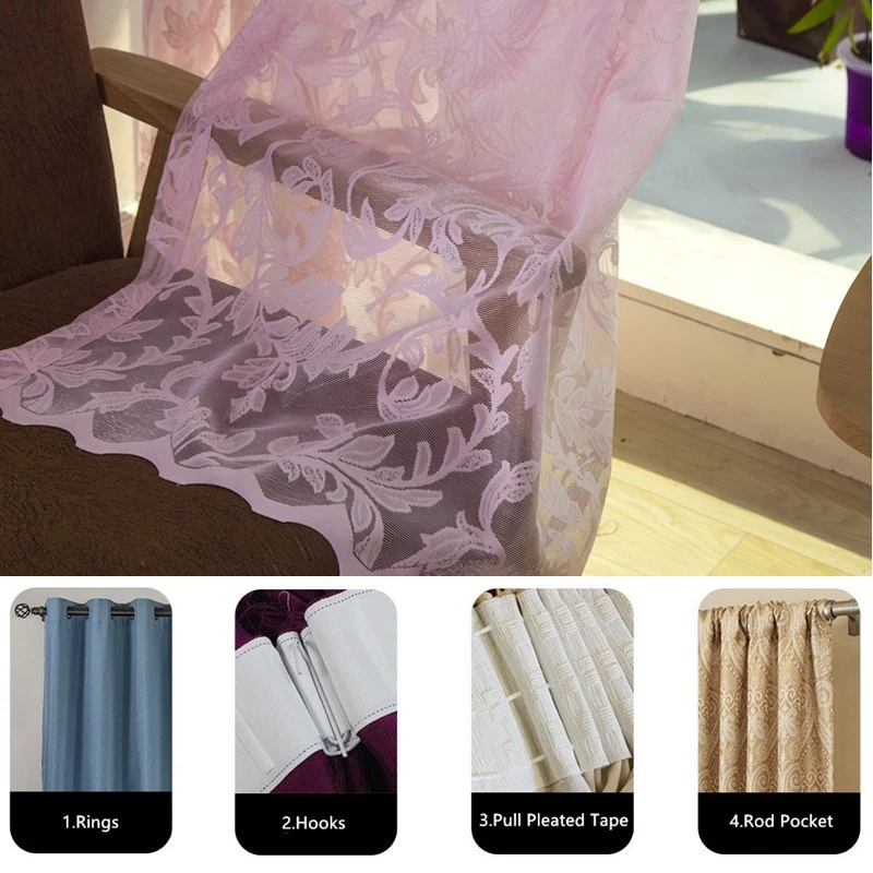 

[byetee] Modern Curtain Fabrics Window Bedroom Living Room Curtains Kitchen Organza Luxury Voile Curtains Tulle For Yarn Drapes