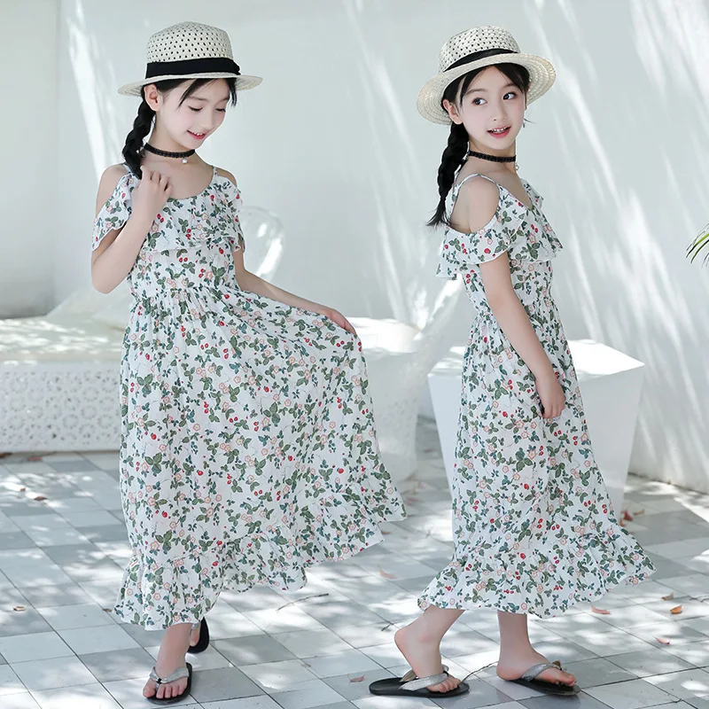 Модные летние платья 2019 модное богемное платье для девушек Пляжное Платье на