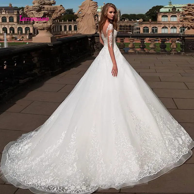 LEIYINXIANG Новое поступление платье невесты 2019 свадебное Vestido De Noiva Sereia Robe сексуальное