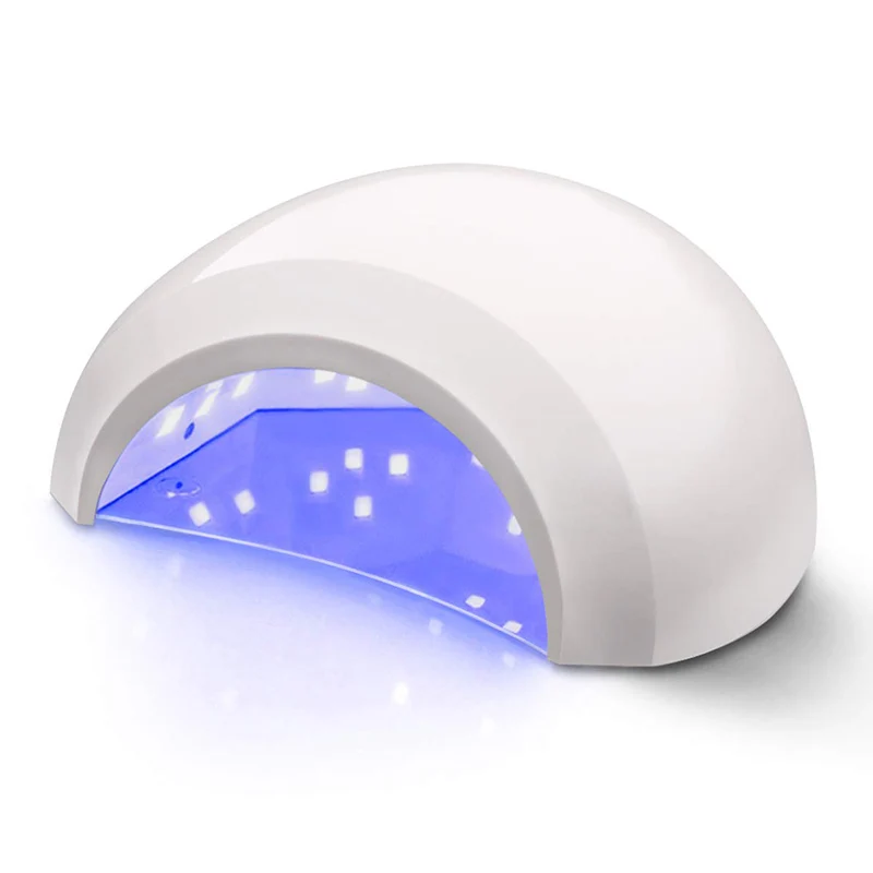 white Aokitec светодиодная УФ-лампа для ногтей для всех гелей для полировки ногтей 48 Вт Сушилка для ногтей с умным сенсором Профессиональная домашняя лампа для салона для маникюра - Цвет: white