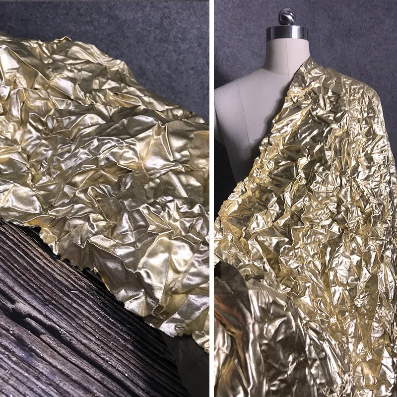 Плащ из полиэстера с золотым покрытием плотное плетение 45 см х 145 см/шт | Дом и сад
