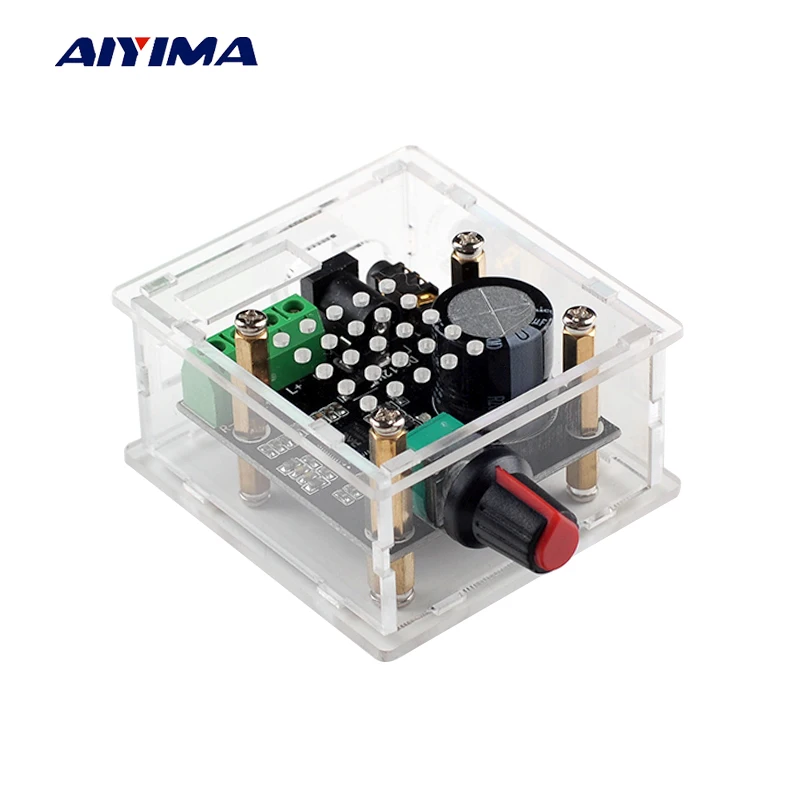 Мини цифровая плата усилителя звука AIYIMA PAM8610 15 Вт * 2 канала модуль с Чехол |