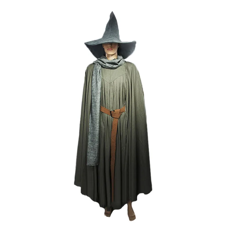 

Wizard Cosplay Halloween Costume Custom with hat