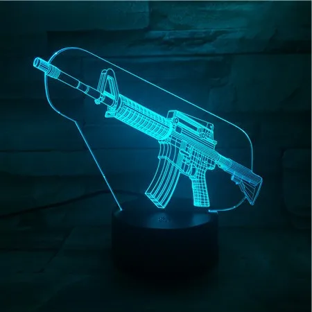 Цветной мультфильм DIY лампа 3D Ночник светильник детская игрушка светодиодная