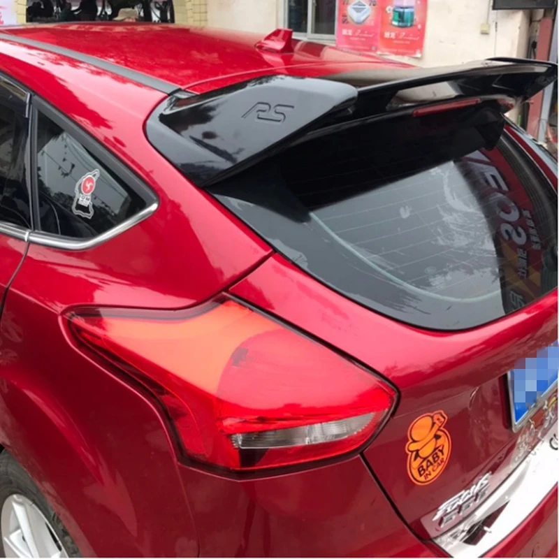 Для Ford Focus RS спойлер Высокое качество ABS Материал заднее крыло автомобиля праймер цвет задний спойлер для Ford Focus RS спойлер 2012