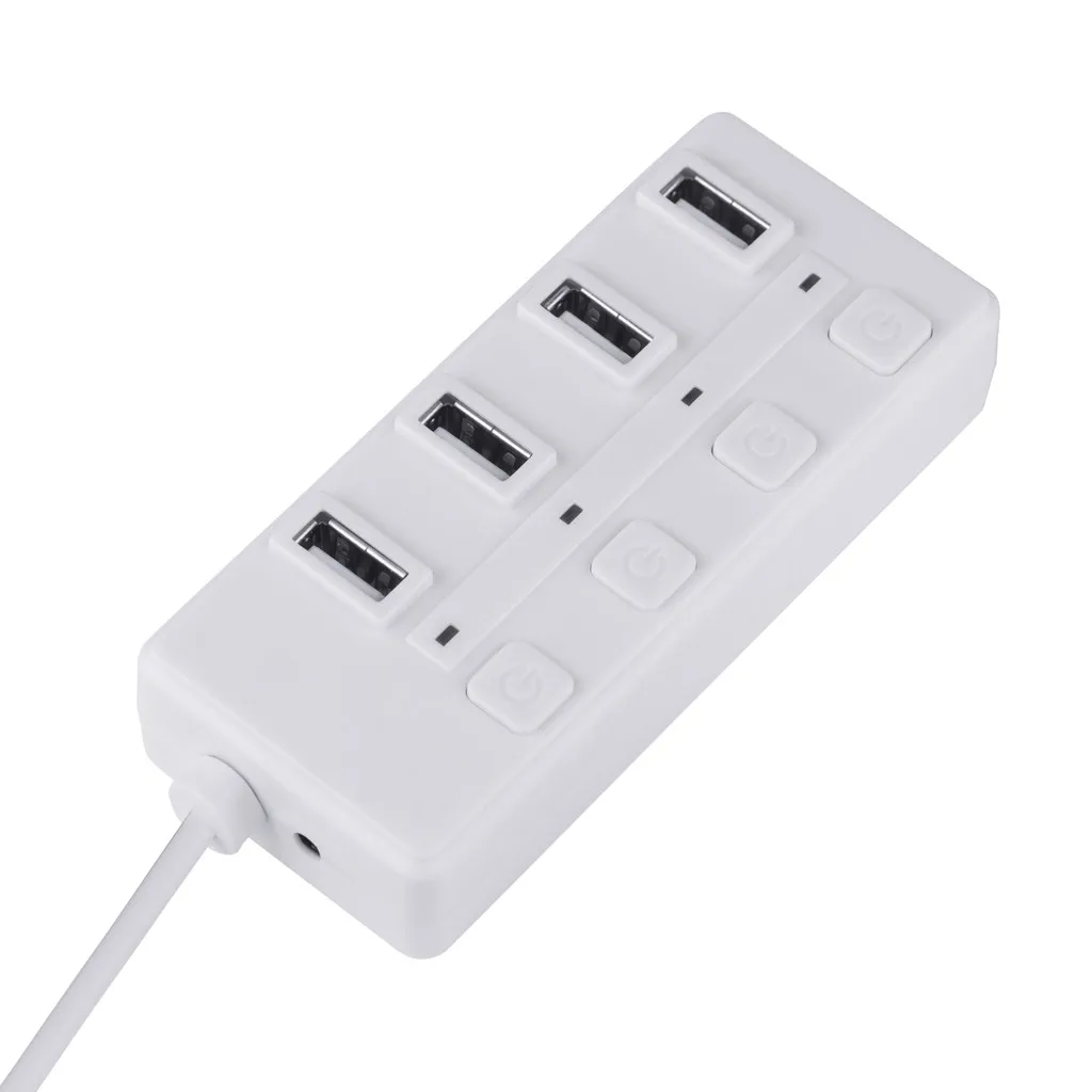 4 портовый USB 2 0 Провод OMESHIN длина 60 см высокая скорость 480 Мбит/с хаб низкая