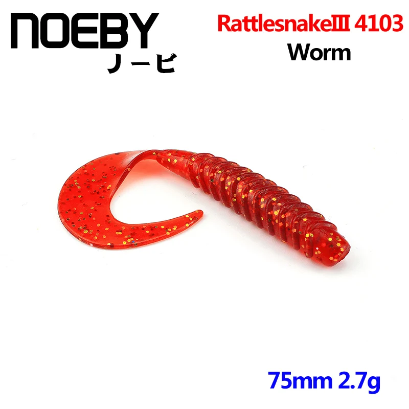 Мягкая приманка NOEBY 6 шт./лот 75 мм/2 7 г Волшебная для рыбалки|worm lure|soft lurelure worm |