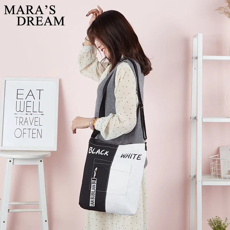 Mara мечта 2021 новая парусиновая обувь женская сумка на плечо шить сумки ремне