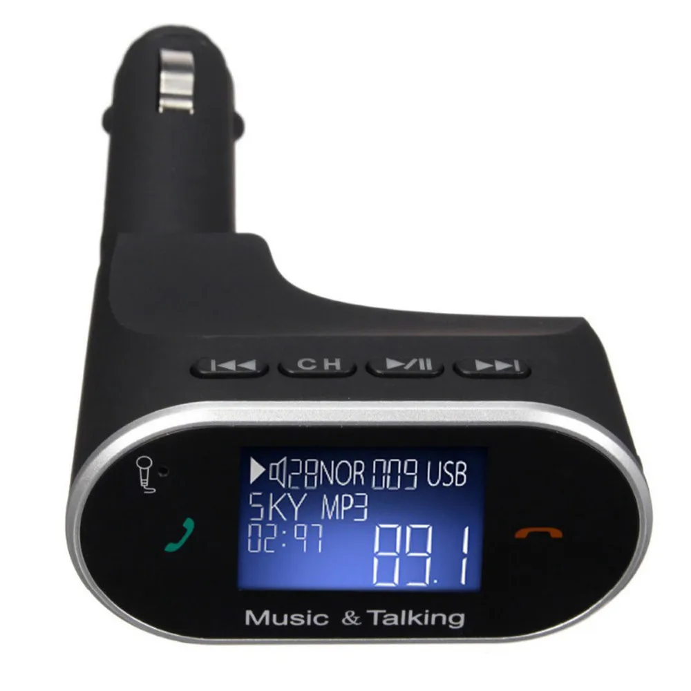 Универсальный ЖК беспроводной Bluetooth автомобильный комплект MP3-плеер fm-передатчик модулятор беспроводной USB SD и