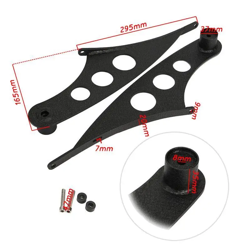 Partol Верхнее Крепление на лобовое стекло кронштейны 50 &quotпрямые светодиодные