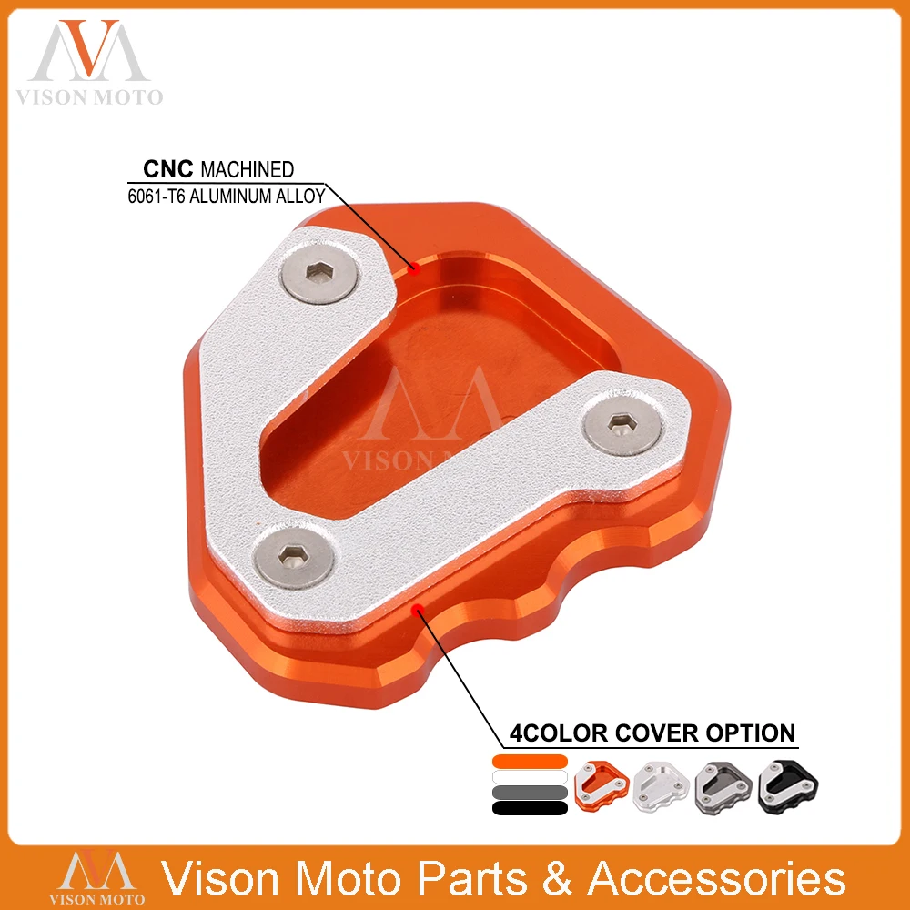 

CNC Выдвижная подставка боковая подставка удлинительная пластина для KTM 1290 Super Duke GT 2013 2014 2015 2016 2017 2018