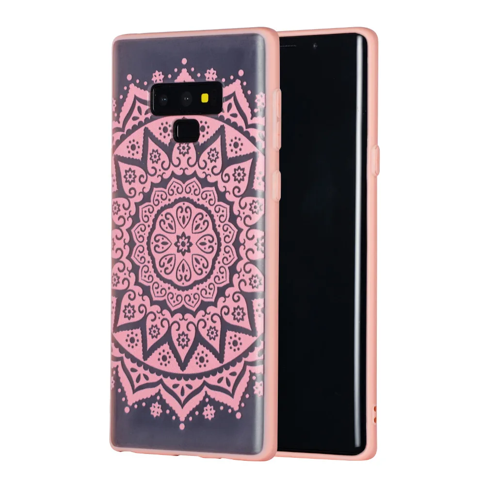 Для телефона Samsung Galaxy Note 9 8 S9 плюс (J4 J6 J8 A6 A8 J2 Pro) 2018 с рельефным цветочным