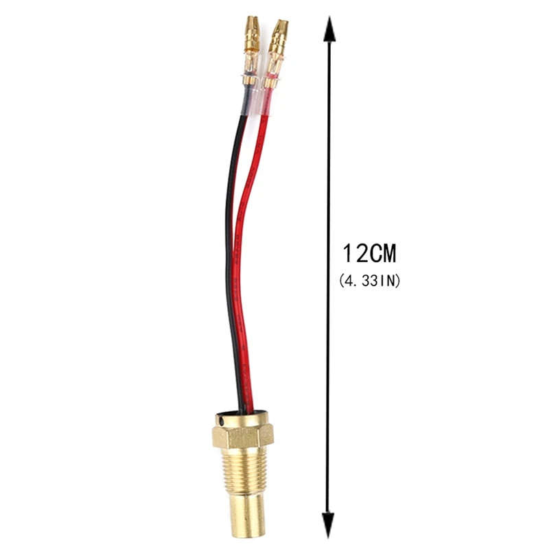 10MM 12MM 1PC 12V/24V Car Truck Digital Water Temperature Sensor Head Plug