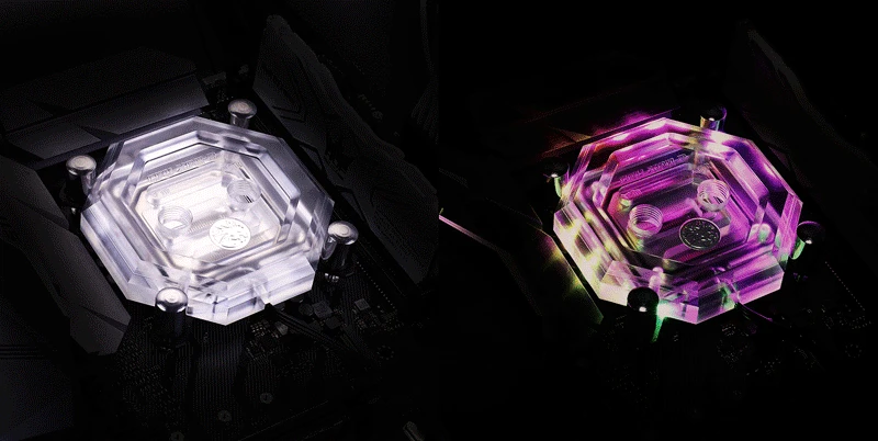 Bykski водоблок для процессора Применение для INTEL LGA1150 1151 1155 1156 2011X99 поддержкой RGB 5 V 3PIN материнская плата синхронизации Процессор-XPH-PA
