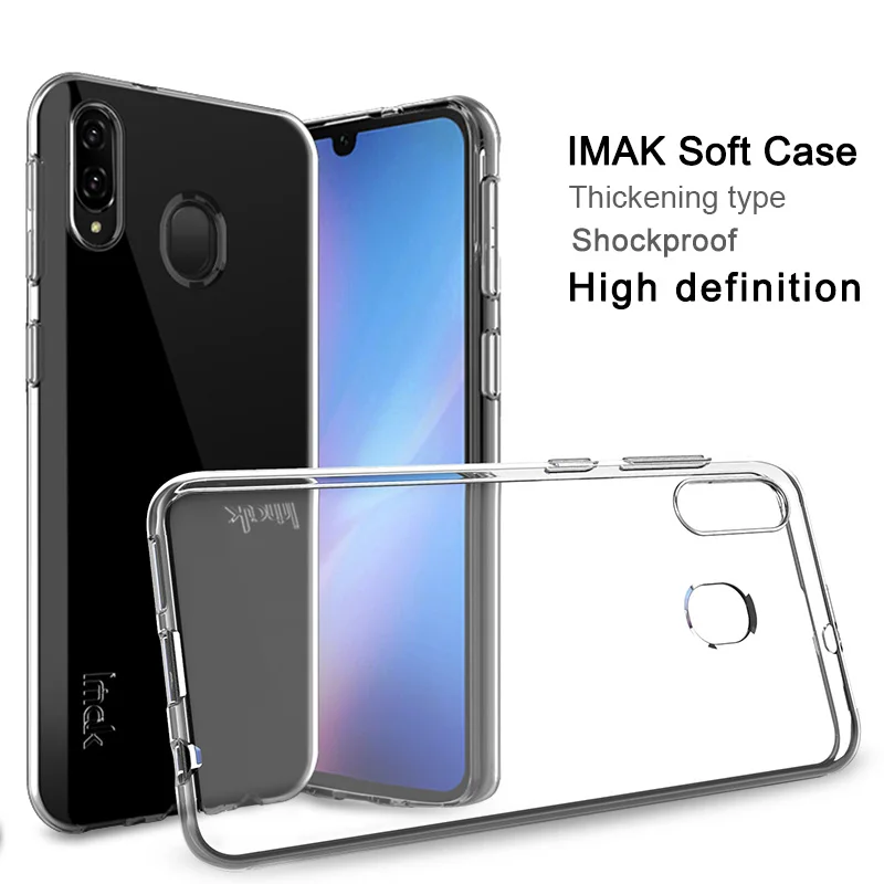 For Samsung Galaxy A20/ A30 Case IMAK UX-5 Series Clear Soft TPU Back Shockproof Thickening Cover Skin |
