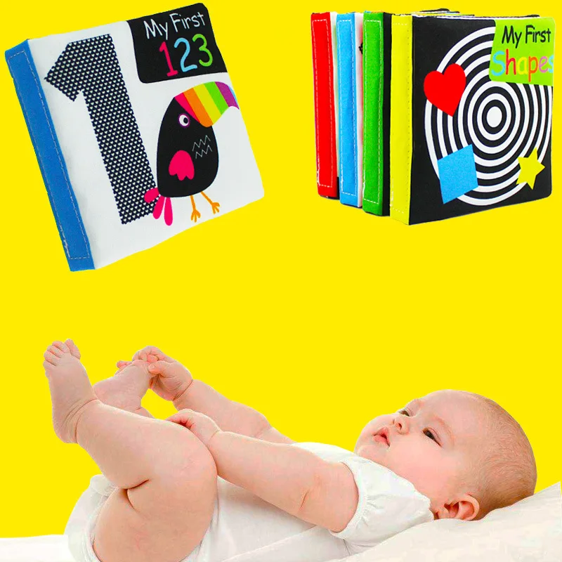 4 шт./компл. мягкая детская тканевая книга для новорожденных мой первый чтение