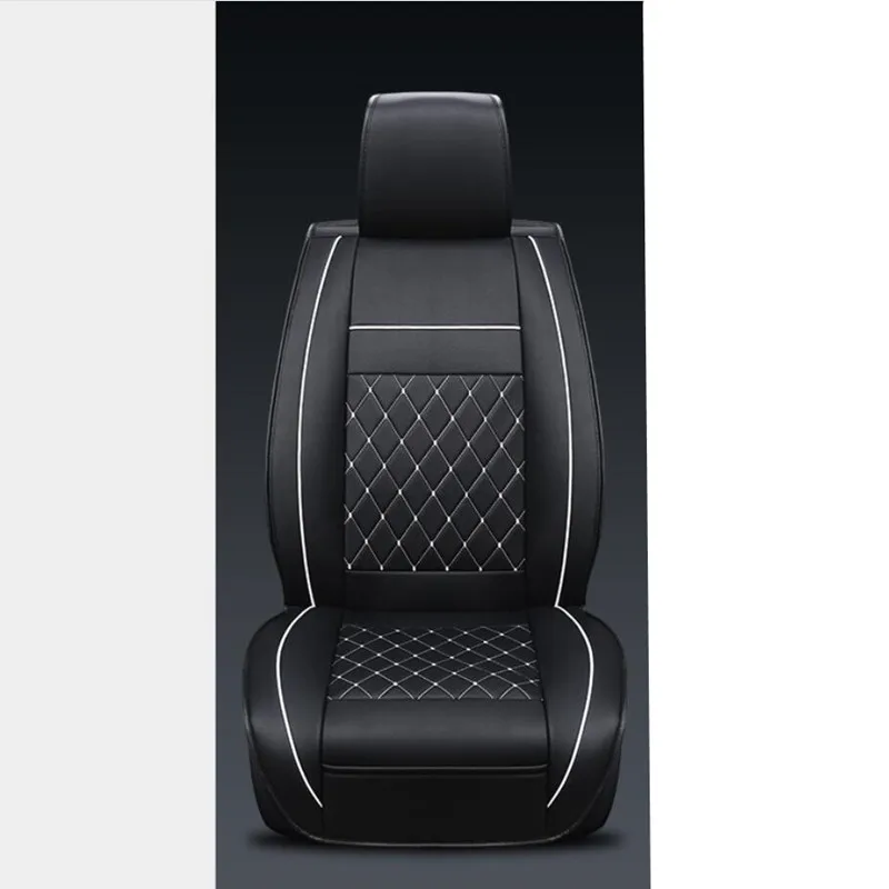 1pc Standard Edition Специальные кожаные чехлы для сидений автомобиля для hyundai solaris tucson creta getz i30 i20 accent ix35 аксессуары автостайлинг - Название цвета: 1pc Standard Edition