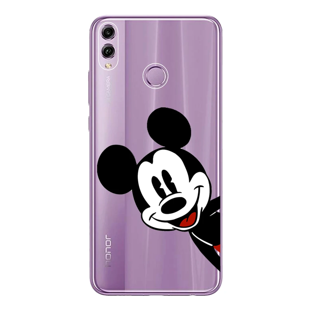 Soft TPU Funda For Huawei Honor 7A Pro 7X 7C 8 8X 9 Lite 10 Play Case Cover Silicone Capa Mickey Minnie Mouse Coque Phone Shell |