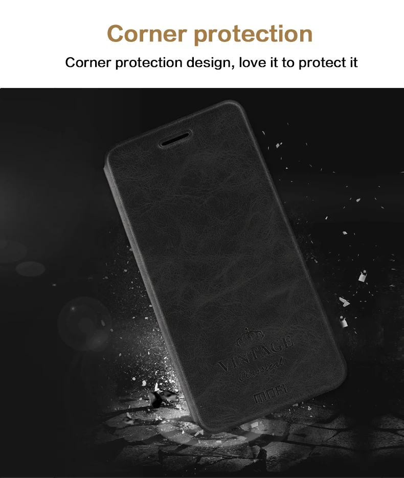 MOFi для Xiaomi Mi A2/Xiaomi Mi 6X чехол высокого качества Роскошные Флип-Чехлы из искусственной кожи чехол-книжка