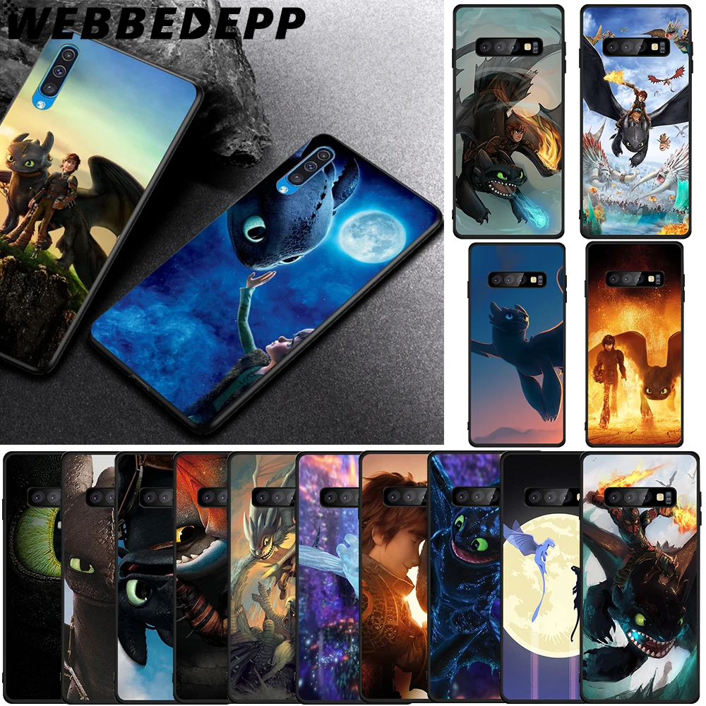 WEBBEDEPP Как приручить дракона Мягкий ТПУ чехол для Samsung Galaxy S6 S7 Edge S8 S9 S10 Plus
