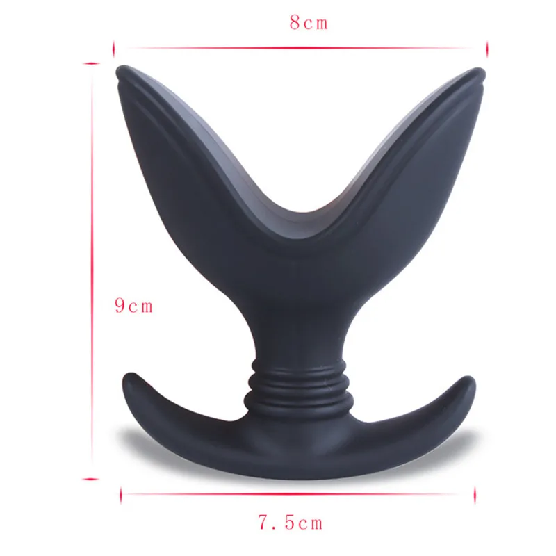 Qise силиконовая Анальная пробка для длительного использования винтовые анальные