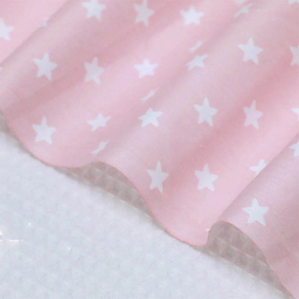 5 шт. 40см * 50см розовый синий серый желтый звезда печатный 100% хлопковая ткань Телас пэчворк ткани ремесла шитья квилтинг материал