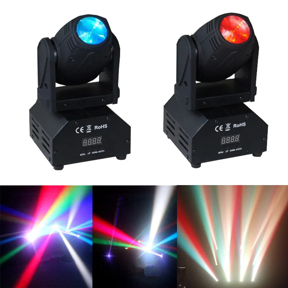 Белый/RGBW Луч 12 Вт Moving Head луч света для бара эффект светодиодное освещение сцены |