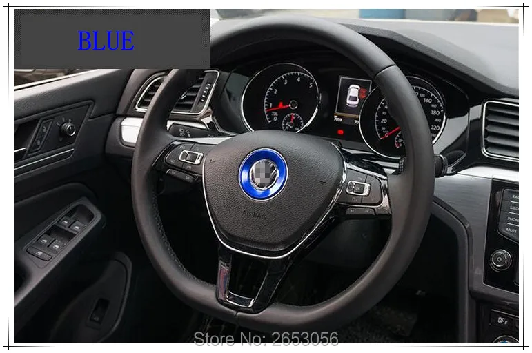 Автомобильный Стайлинг руля Декоративные наклейки для Volkswagen VW Scirocco 3rd Sharan 1 2 Touran 1 2 Up! Аксессуары Polo 5 6 Eos
