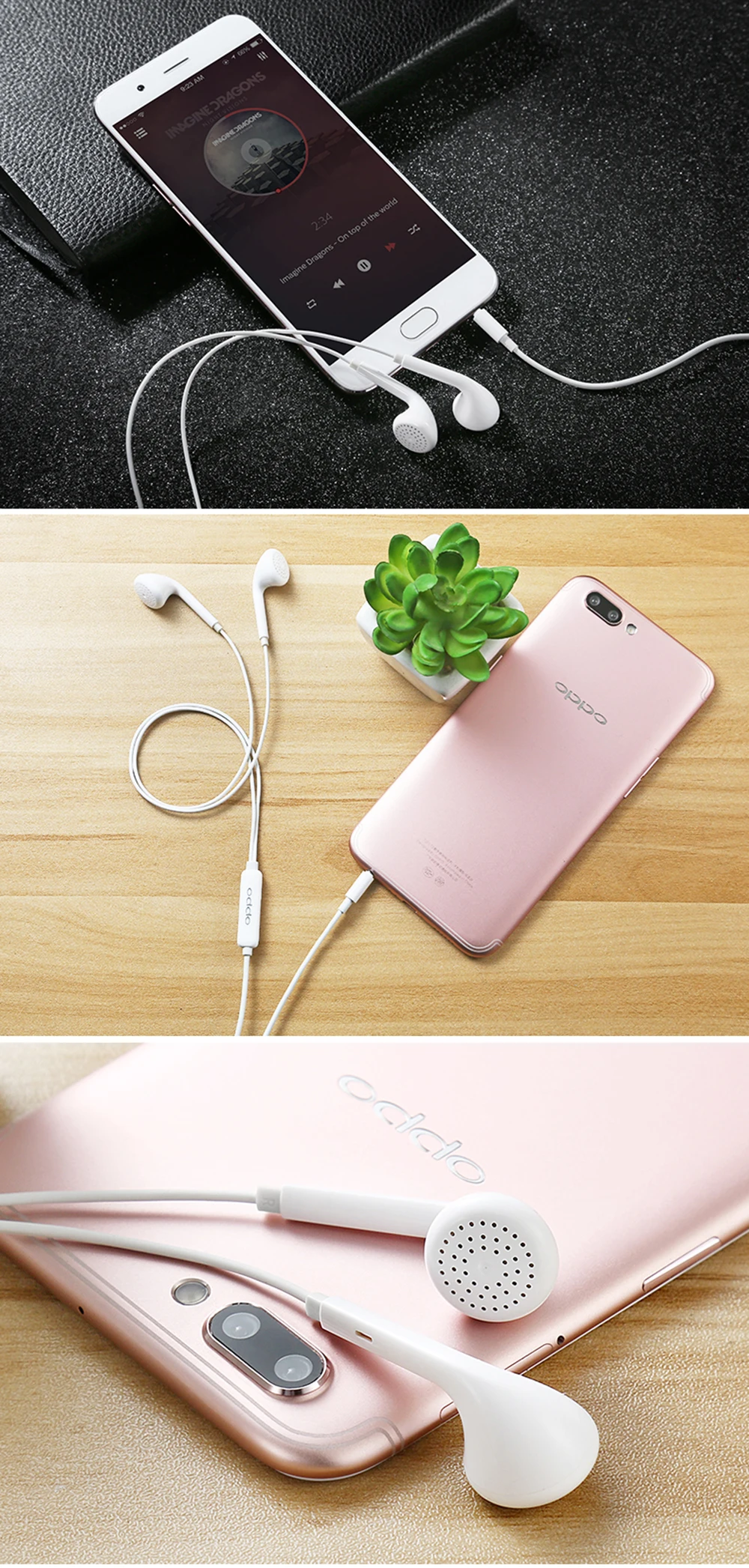 Оригинальные наушники OPPO R9 с разъемом 3,5 мм проводной контроллер Наушники отправить подарок для OPPO R15 OPPO Find X F7 F9 OPPO R17