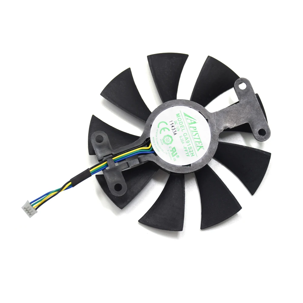 Оригинальный охлаждающий вентилятор 87 мм GA91S2H для ПК ZOTAC GeForce GTX 960 AMP 980Ti GTX950 2 Гб GPU