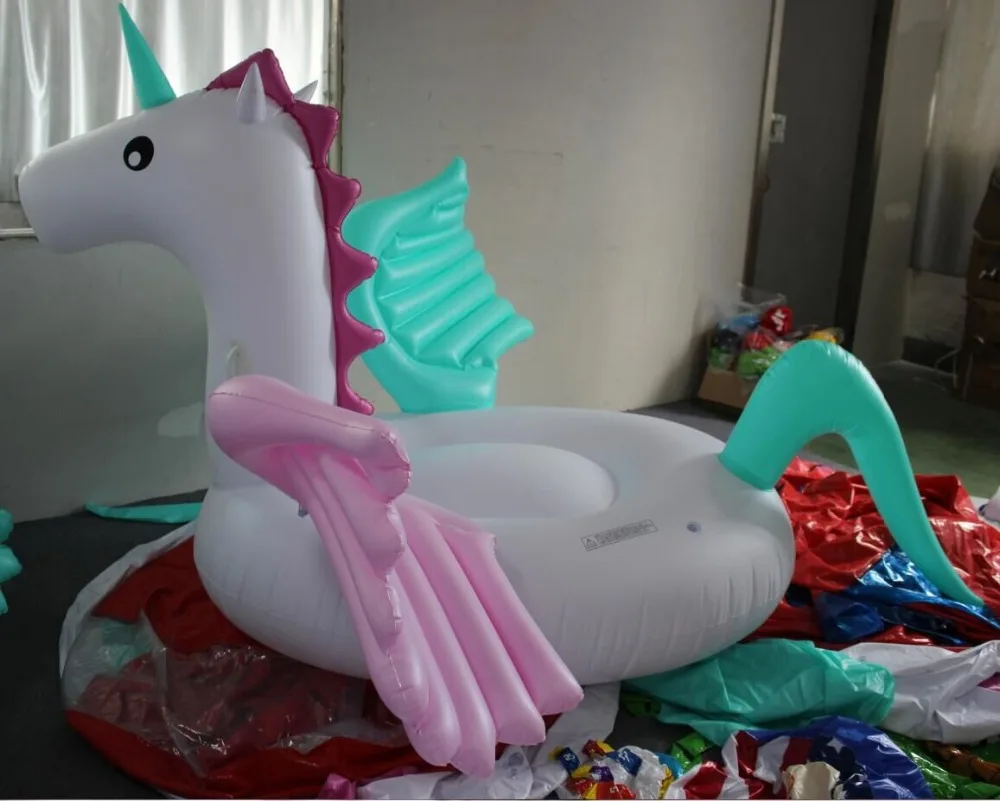 250 см гигантский Pegasus Единорог надувной плавательный круг надувной бассейн Поплавок Для Взрослых Надувной Матрас пляжные водные игрушки Piscina boia