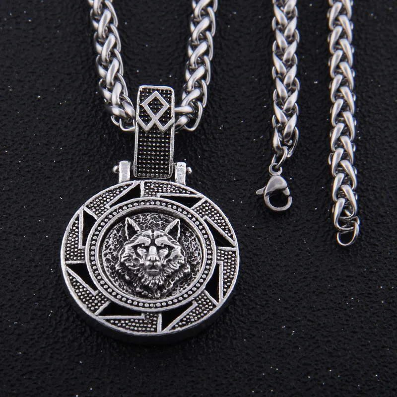Odin медведь волк Ворон талисман амулет колье с кулоном в стиле викингов Wicca Птица
