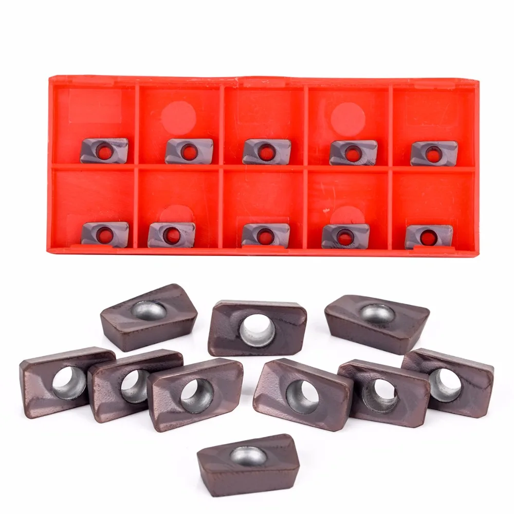 

10 шт карбидная индексируемая вставка APMT1135PDER-H2 VP15TF медные вставки для фрезерного станка с ЧПУ