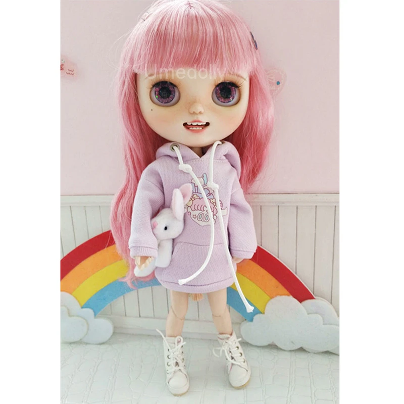 1 шт. высококачественные наряды для кукол Neoblythe легкая Толстовка Blyth Licca Azone 1/6