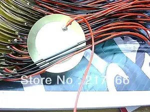 20 шт.лот, 35 мм пьезокерамический элемент с длиной кабеля, бесплатная доставка